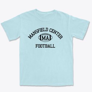Mansfield Center Massachusetts Football Premium Heavyweight T-shirt