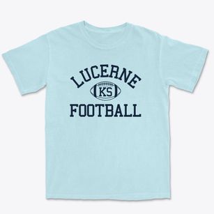 Lucerne Kansas Football Premium Heavyweight T-shirt