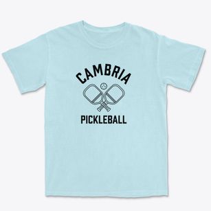 Cambria California Pickleball Premium Heavyweight T-shirt