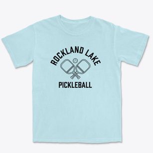 Rockland Lake New York Pickleball Premium Heavyweight T-shirt