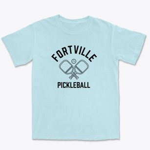 Fortville Indiana Pickleball Premium Heavyweight T-shirt