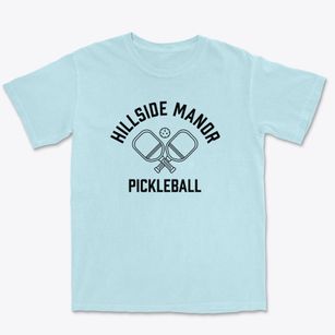 Hillside Manor New York Pickleball Premium Heavyweight T-shirt