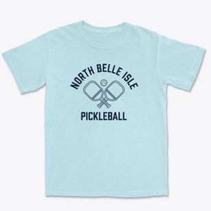 North Belle Isle New York Pickleball Premium Heavyweight T-shirt