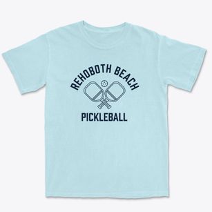 Rehoboth Beach Delaware Pickleball Premium Heavyweight T-shirt