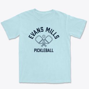 Evans Mills New York Pickleball Premium Heavyweight T-shirt