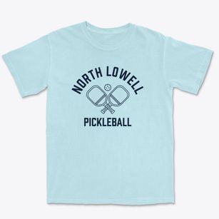 North Lowell Wisconsin Pickleball Premium Heavyweight T-shirt
