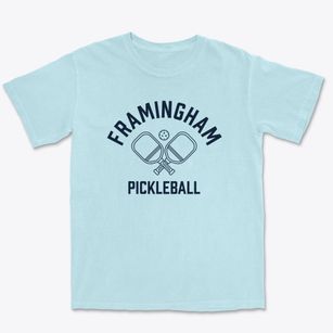Framingham Massachusetts Pickleball Premium Heavyweight T-shirt