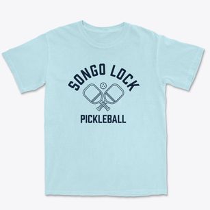 Songo Lock Maine Pickleball Premium Heavyweight T-shirt