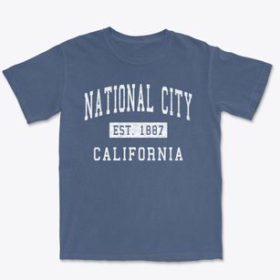 National City California Classic Established Premium Heavyweight T-shirt