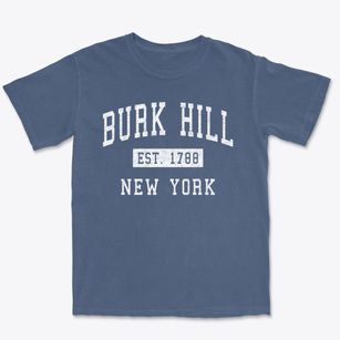Burk Hill New York Classic Established Premium Heavyweight T-shirt