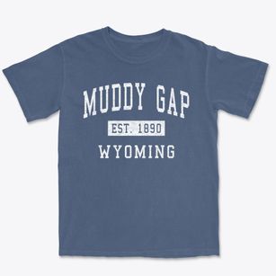 Muddy Gap Wyoming Classic Established Premium Heavyweight T-shirt