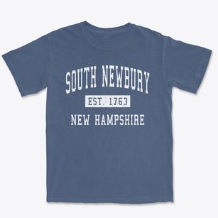 South Newbury New Hampshire Classic Established Premium Heavyweight T-shirt
