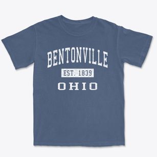 Bentonville Ohio Classic Established Premium Heavyweight T-shirt