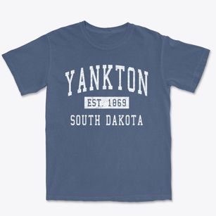 Yankton South Dakota Classic Established Premium Heavyweight T-shirt