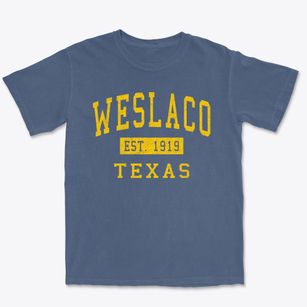 Weslaco Texas Classic Established Premium Heavyweight T-shirt