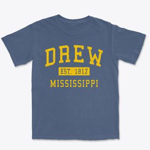 Drew Mississippi Classic Established Premium Heavyweight T-shirt