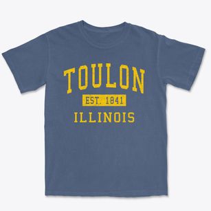 Toulon Illinois Classic Established Premium Heavyweight T-shirt