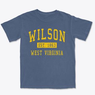 Wilson West Virginia Classic Established Premium Heavyweight T-shirt