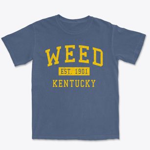 Weed Kentucky Classic Established Premium Heavyweight T-shirt