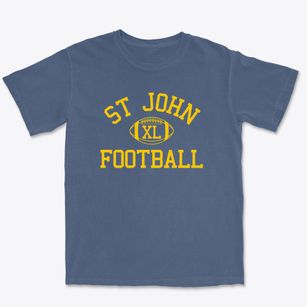 St John The Evangelist Parish Classic Football Premium Heavyweight T-shirt