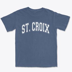 Saint Croix Central Middle School Varsity Arch Premium Heavyweight T-shirt