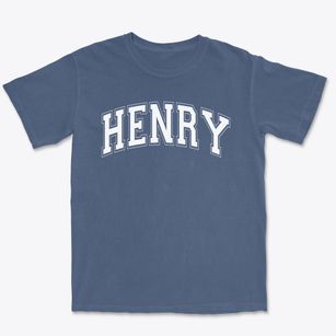 Henry Middle School Varsity Arch Premium Heavyweight T-shirt