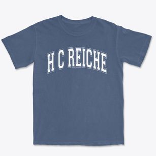 H C Reiche Community Elementary School Varsity Arch Premium Heavyweight T-shirt