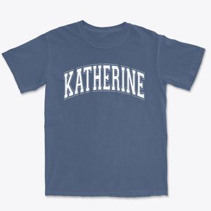 Katherine Curran Elementary School Varsity Arch Premium Heavyweight T-shirt