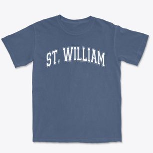 Saint William School Varsity Arch Premium Heavyweight T-shirt