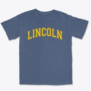 Lincoln Elementary School Varsity Arch Premium Heavyweight T-shirt