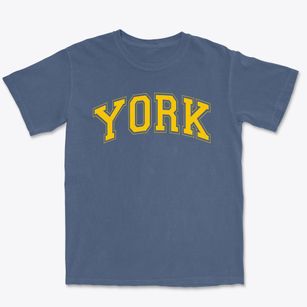 York Elementary School Varsity Arch Premium Heavyweight T-shirt