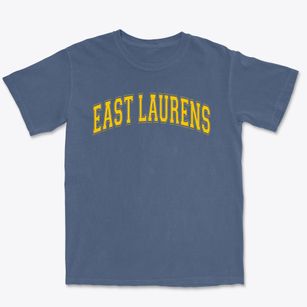 East Laurens High School Varsity Arch Premium Heavyweight T-shirt