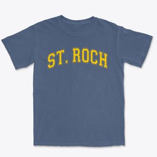 Saint Roch Catholic School Varsity Arch Premium Heavyweight T-shirt