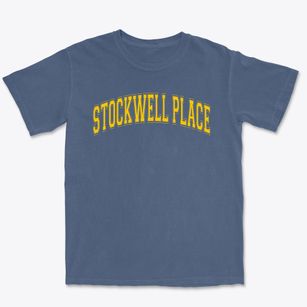 Stockwell Place Elementary School Varsity Arch Premium Heavyweight T-shirt