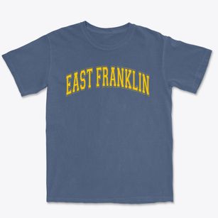 East Franklin Elementary School Varsity Arch Premium Heavyweight T-shirt
