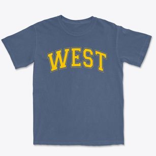 West Chester Friends School Varsity Arch Premium Heavyweight T-shirt