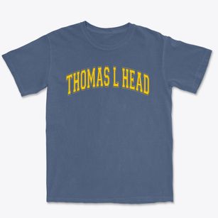 Thomas L Head Elementary School Varsity Arch Premium Heavyweight T-shirt