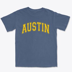 Austin Elementary School Varsity Arch Premium Heavyweight T-shirt
