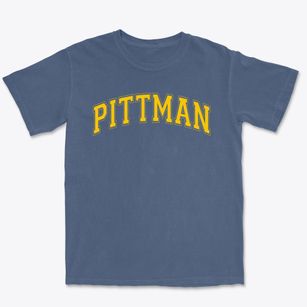 Pittman Center Elementary School Varsity Arch Premium Heavyweight T-shirt