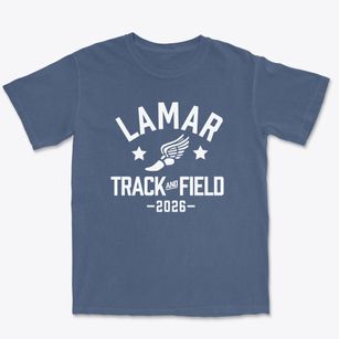 Lamar Middle School Track and Field Premium Heavyweight T-shirt