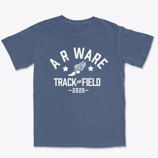 A R Ware Junior Elementary School Track and Field Premium Heavyweight T-shirt