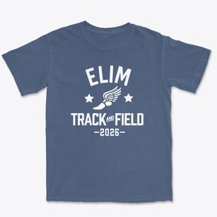 Elim Junior Academy Track and Field Premium Heavyweight T-shirt