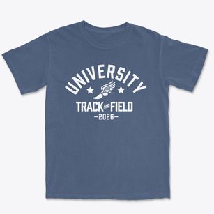 University Elementary School Track and Field Premium Heavyweight T-shirt