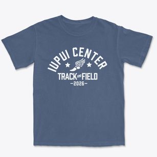 Iupui Center For Young Children Track and Field Premium Heavyweight T-shirt