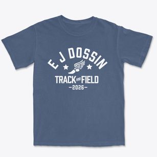 E J Dossin Elementary School Track and Field Premium Heavyweight T-shirt