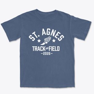 St. Agnes High School Track and Field Premium Heavyweight T-shirt