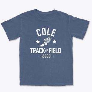 Cole Elementary School Track and Field Premium Heavyweight T-shirt