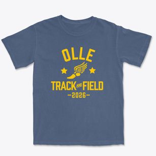 Olle Middle School Track and Field Premium Heavyweight T-shirt