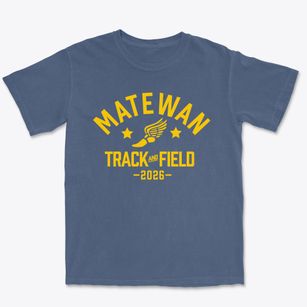 Matewan Senior High School Track and Field Premium Heavyweight T-shirt