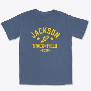 Jackson Elementary School Track and Field Premium Heavyweight T-shirt